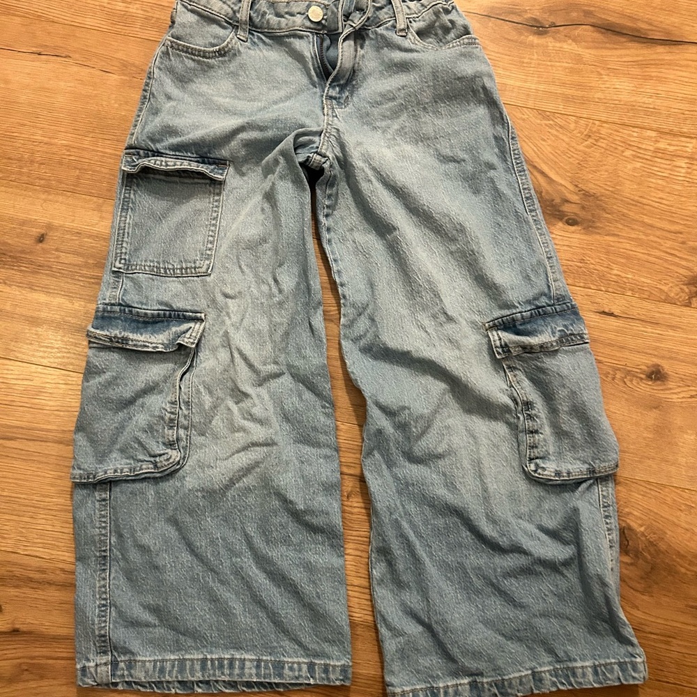 Art Class Girls Denim Cargo Jeans